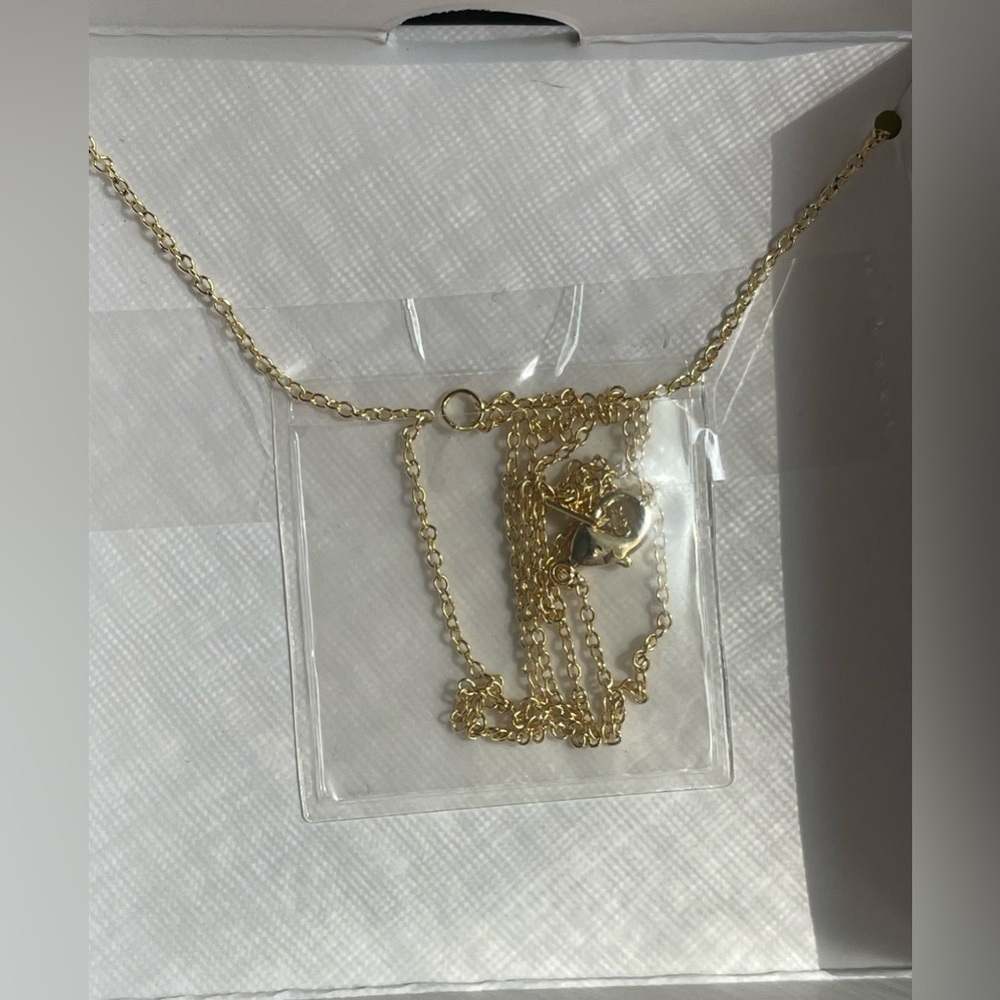 Necklace,Gold Heart Pendant Necklace, - Picture 5 of 8